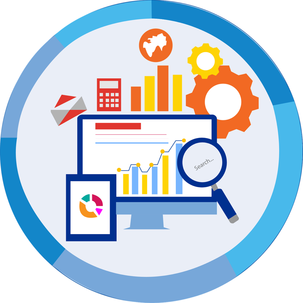 Analytics showcasing Digital marketing and social media marketing