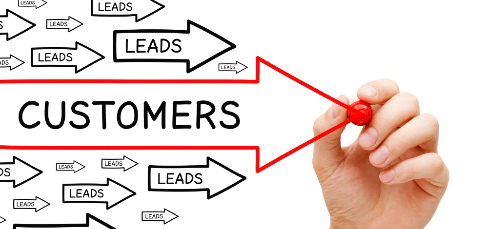 Lead gen funnel converting traffic into clients.